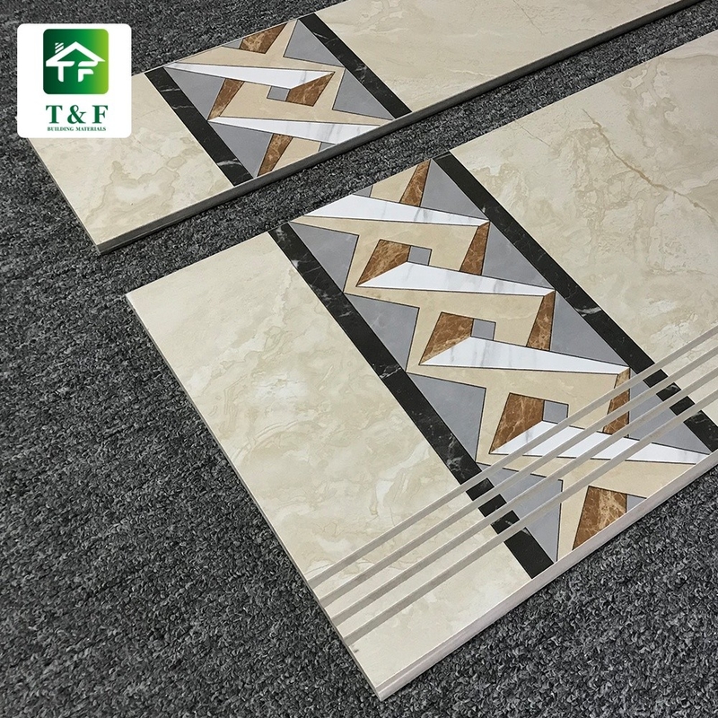 La porcelaine a modelé le style chinois en céramique de couleur de jade de carrelages