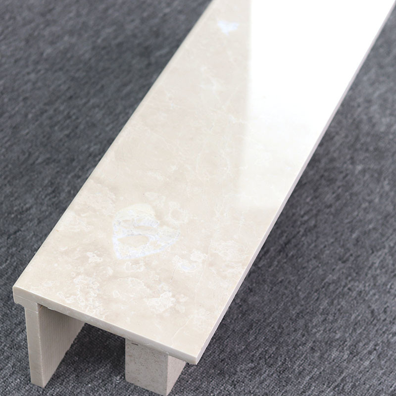 Absorptions d'eau décorative d'escaliers de marbre intérieurs jaune-clair 0,5%