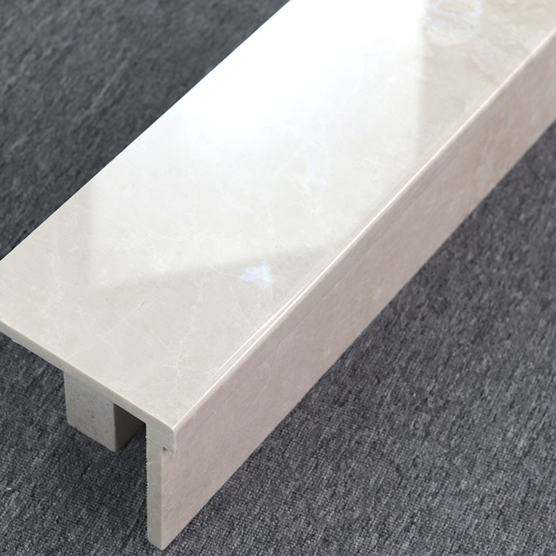 Absorptions d'eau décorative d'escaliers de marbre intérieurs jaune-clair 0,5%